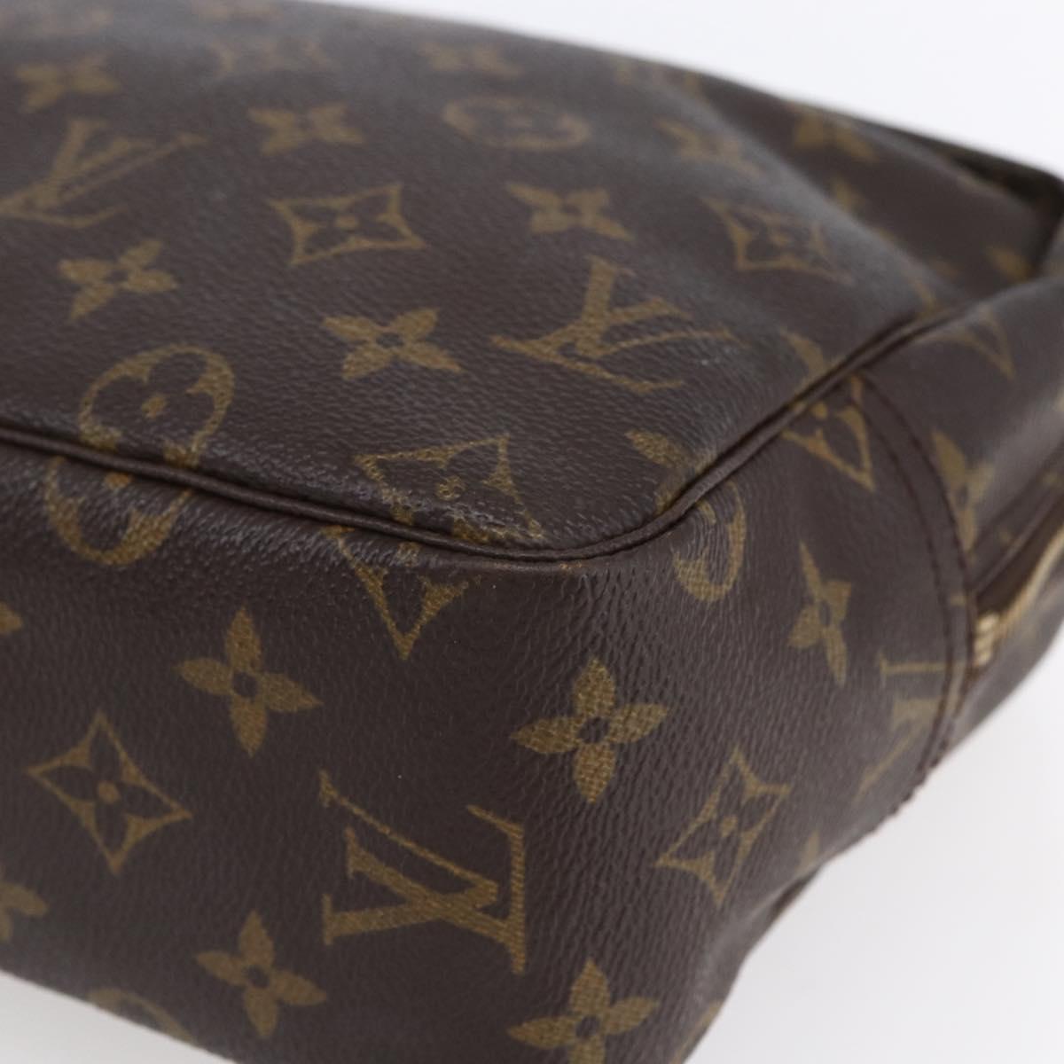 LOUIS VUITTON Monogram Trousse Toilette 28 Clutch Bag M47522 LV Auth 152122