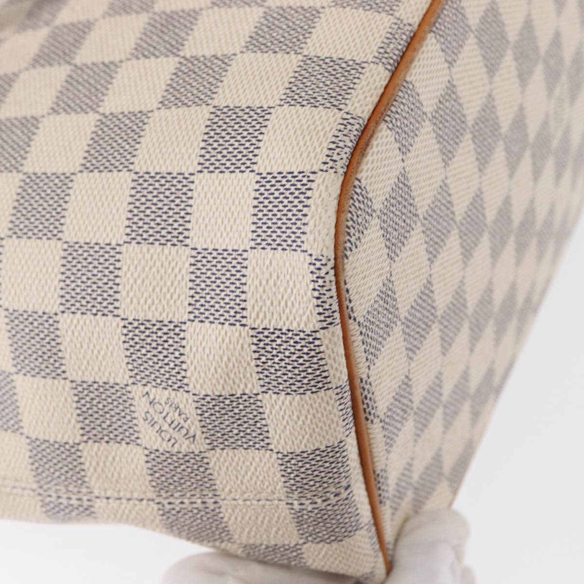 LOUIS VUITTON Damier Azur Saleya PM Tote Bag N51186 LV Auth 152128