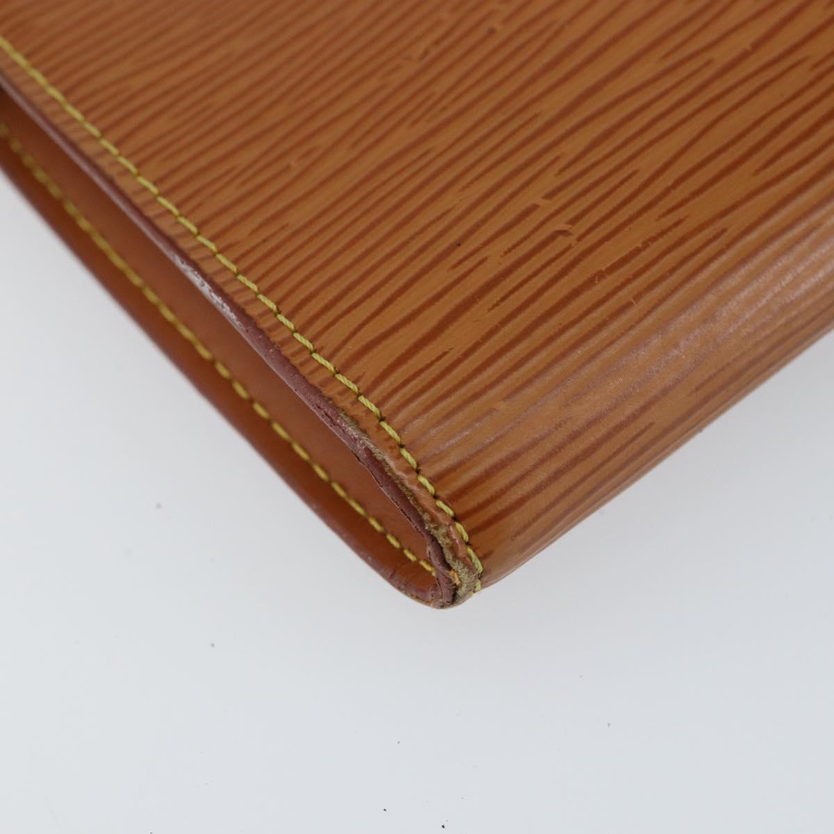 LOUIS VUITTON Epi Pochette Accessoires Accessory Pouch Brown M52953 Auth 152133