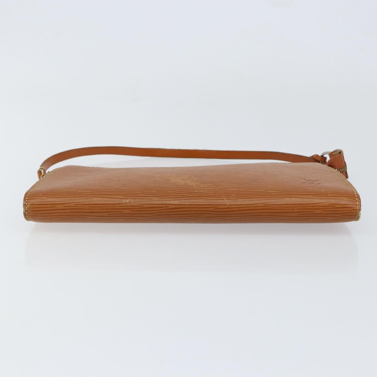 LOUIS VUITTON Epi Pochette Accessoires Accessory Pouch Brown M52953 Auth 152133