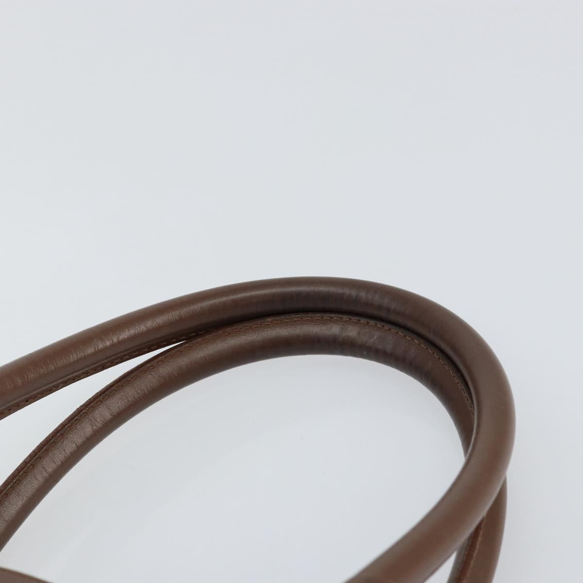 GUCCI GG Canvas Tote Bag Beige Silver 002 1119 Auth 152134