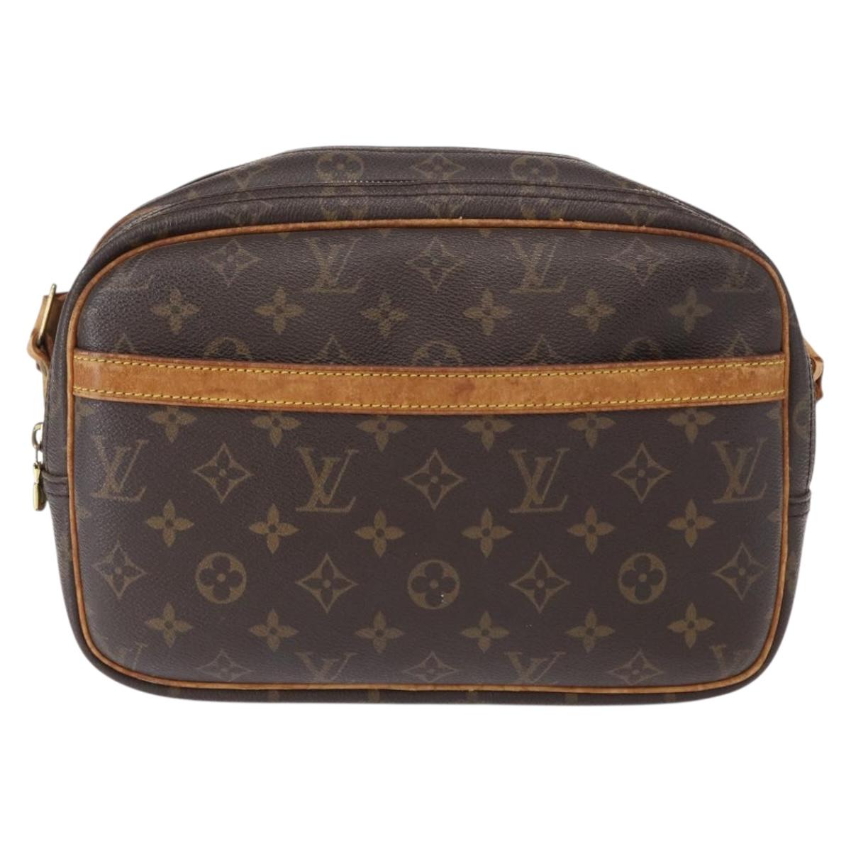 LOUIS VUITTON Monogram Reporter PM Shoulder Bag M45254 LV Auth 152136