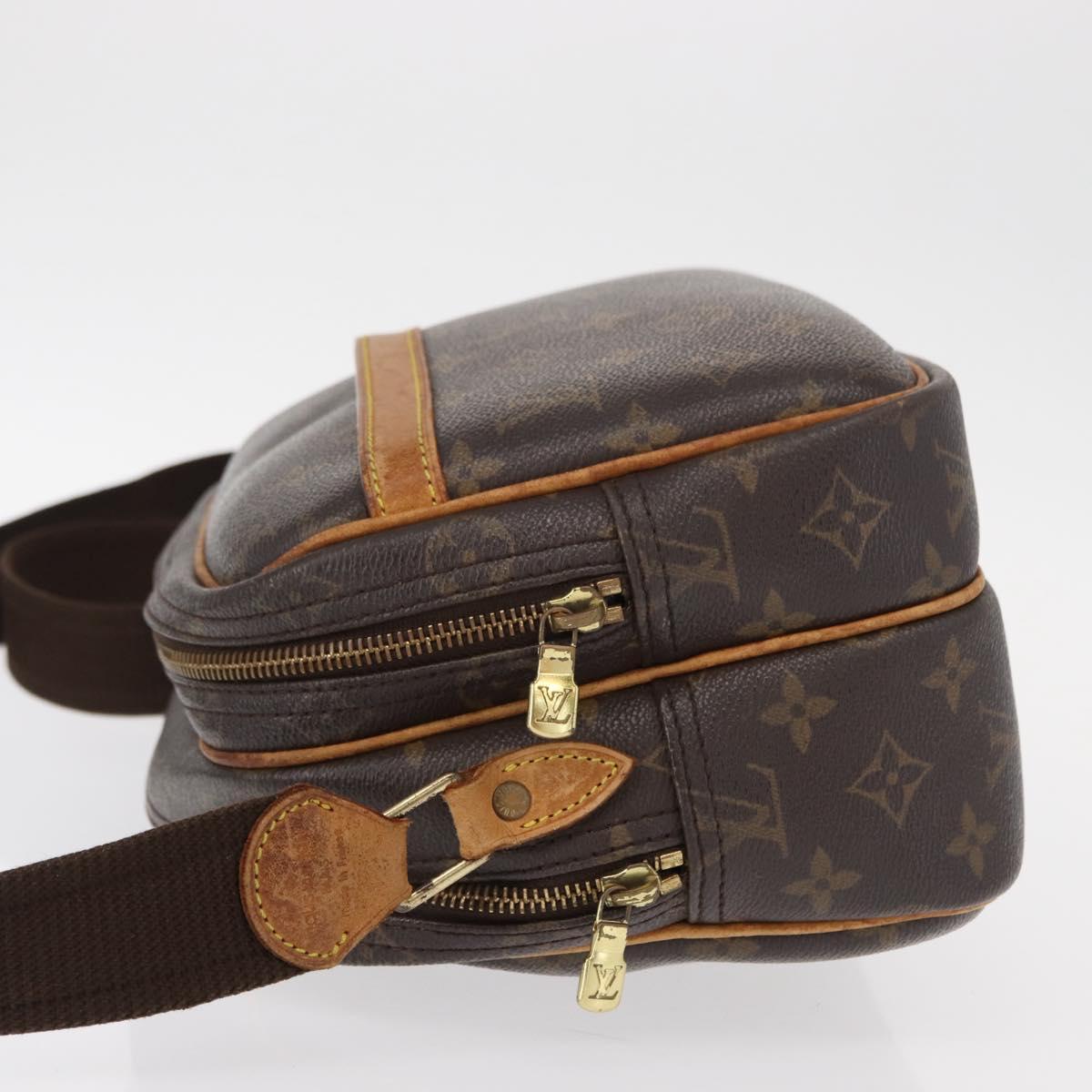 LOUIS VUITTON Monogram Reporter PM Shoulder Bag M45254 LV Auth 152136