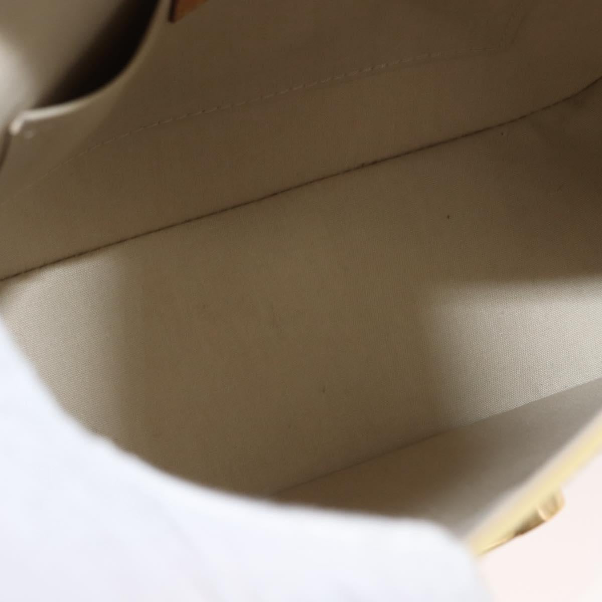 LOUIS VUITTON Monogram Vernis Bell Flower PM Bag Broncorail M91731 Auth 152140