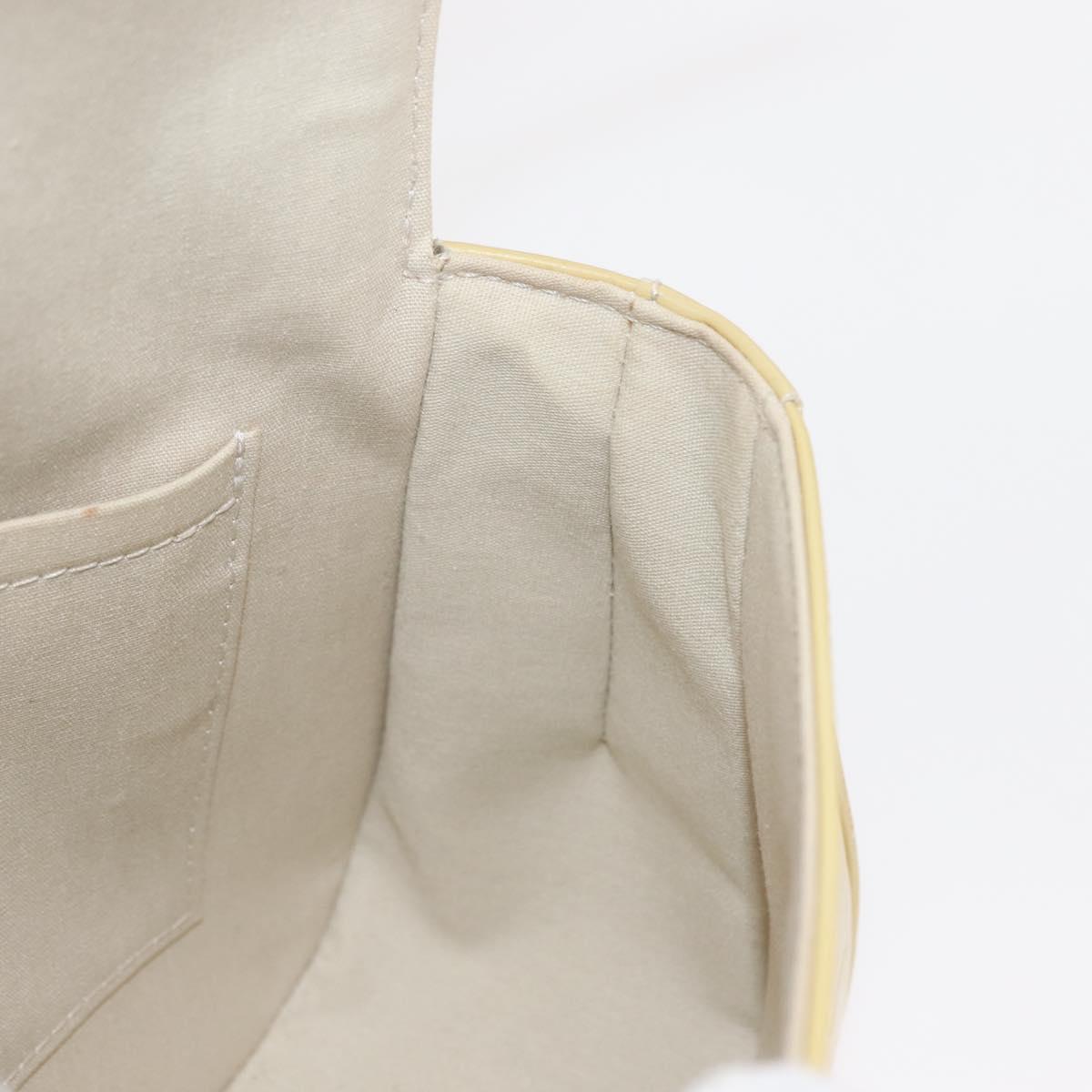 LOUIS VUITTON Monogram Vernis Bell Flower PM Bag Broncorail M91731 Auth 152140