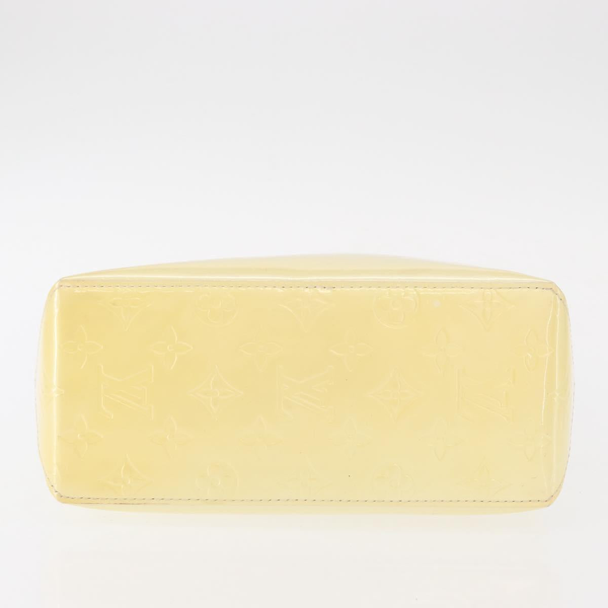 LOUIS VUITTON Monogram Vernis Reade PM Hand Bag Perle M91336 LV Auth 152141