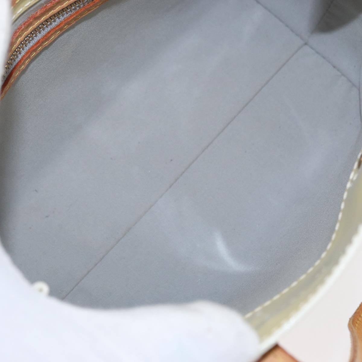 LOUIS VUITTON Monogram Vernis Reade PM Hand Bag Perle M91336 LV Auth 152141