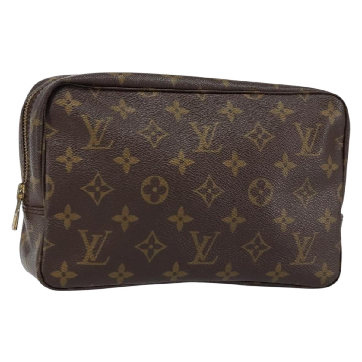 LOUIS VUITTON Monogram Trousse Toilette 23 Clutch Bag M47524 LV Auth 152150