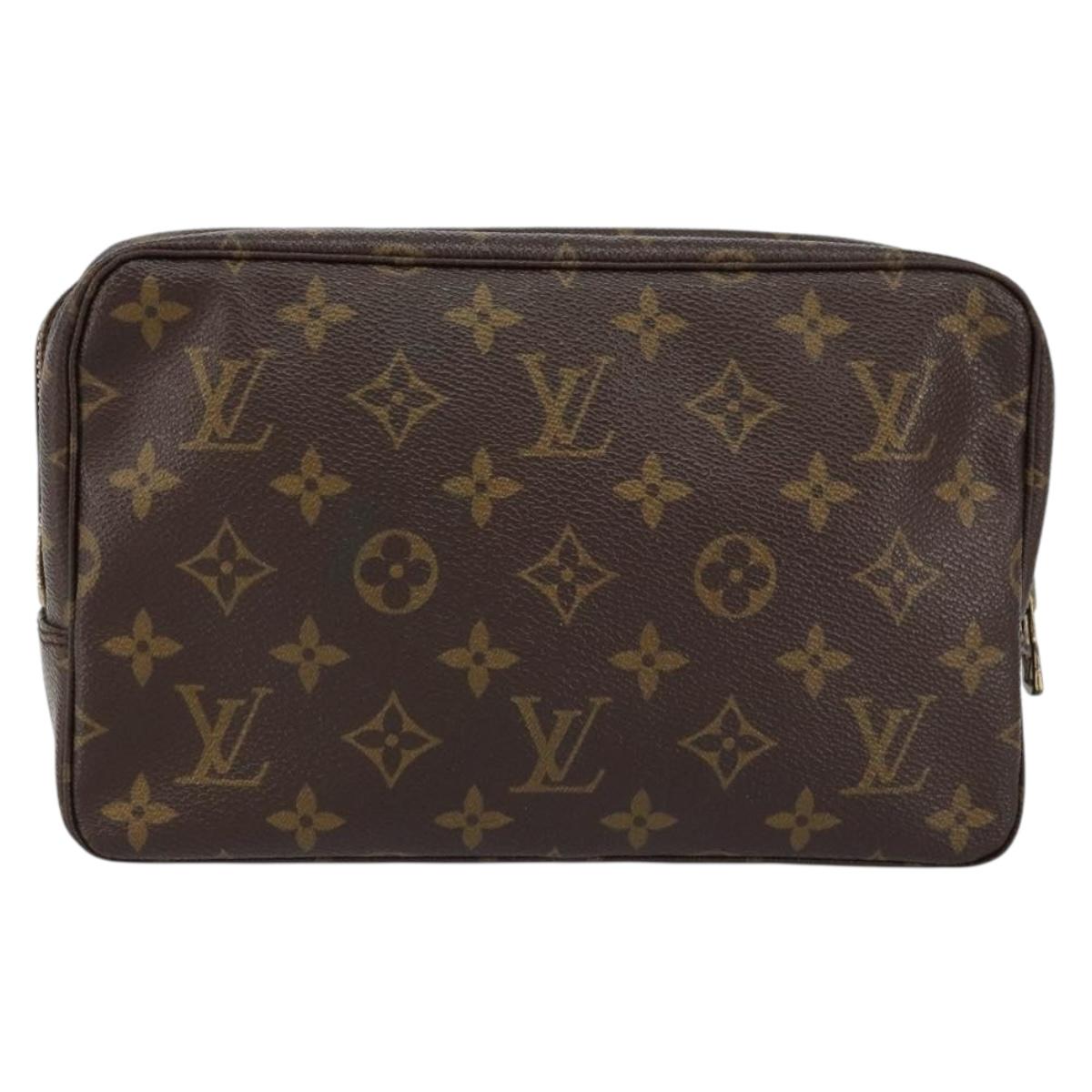LOUIS VUITTON Monogram Trousse Toilette 23 Clutch Bag M47524 LV Auth 152150