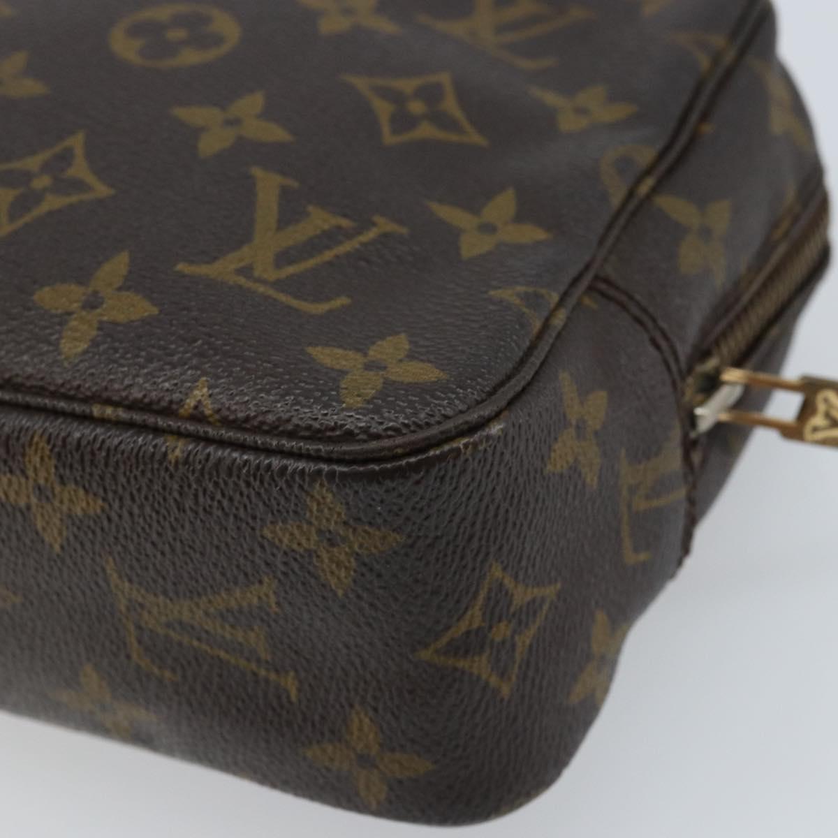 LOUIS VUITTON Monogram Trousse Toilette 23 Clutch Bag M47524 LV Auth 152154