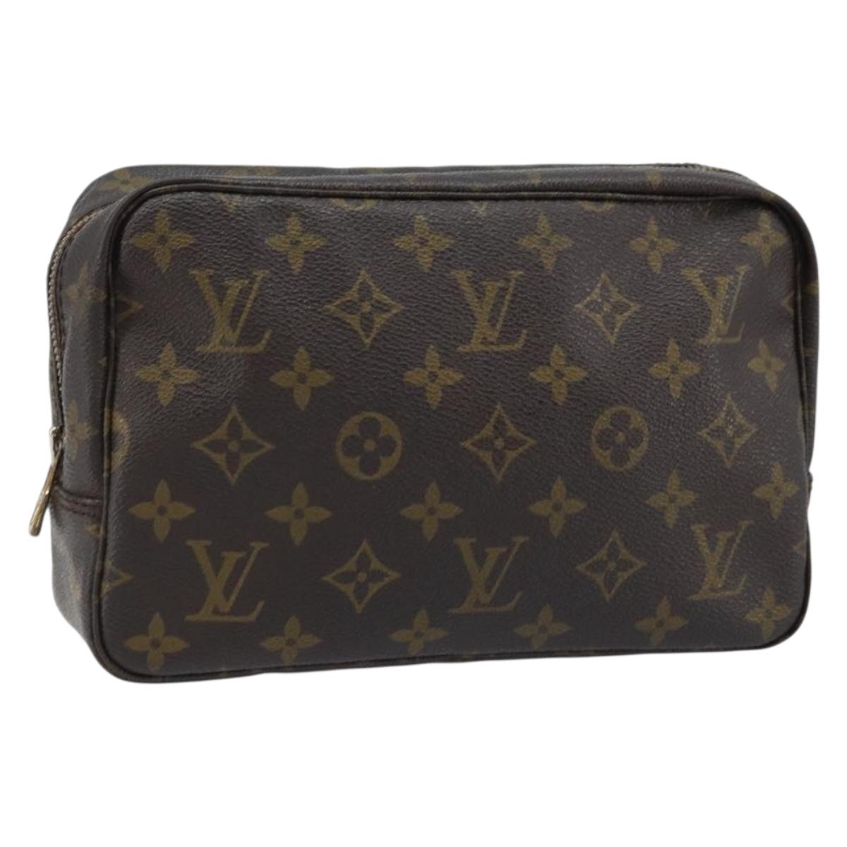 LOUIS VUITTON Monogram Trousse Toilette 23 Clutch Bag M47524 LV Auth 152154