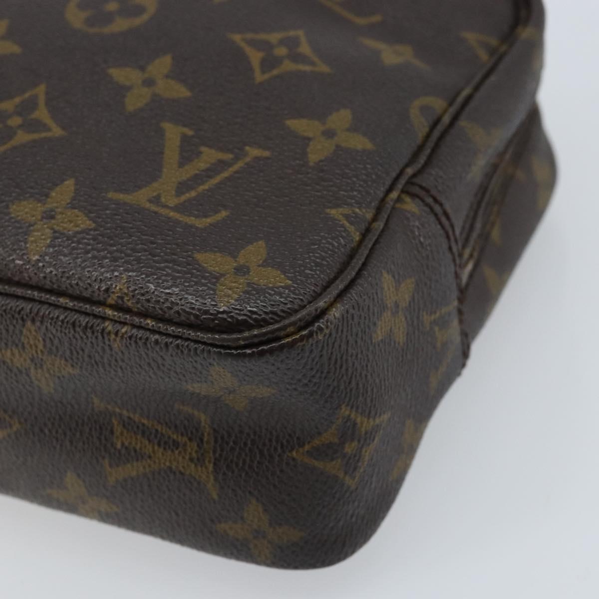 LOUIS VUITTON Monogram Trousse Toilette 23 Clutch Bag M47524 LV Auth 152154