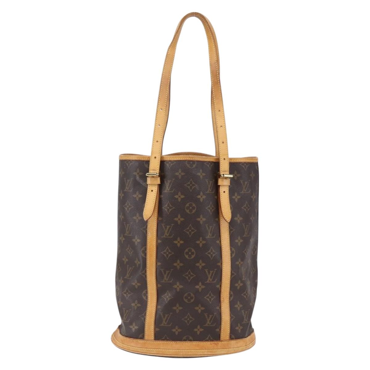 LOUIS VUITTON Monogram Bucket GM Shoulder Bag M42236 LV Auth 152158