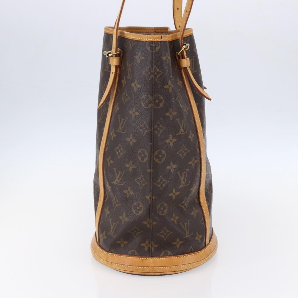 LOUIS VUITTON Monogram Bucket GM Shoulder Bag M42236 LV Auth 152158