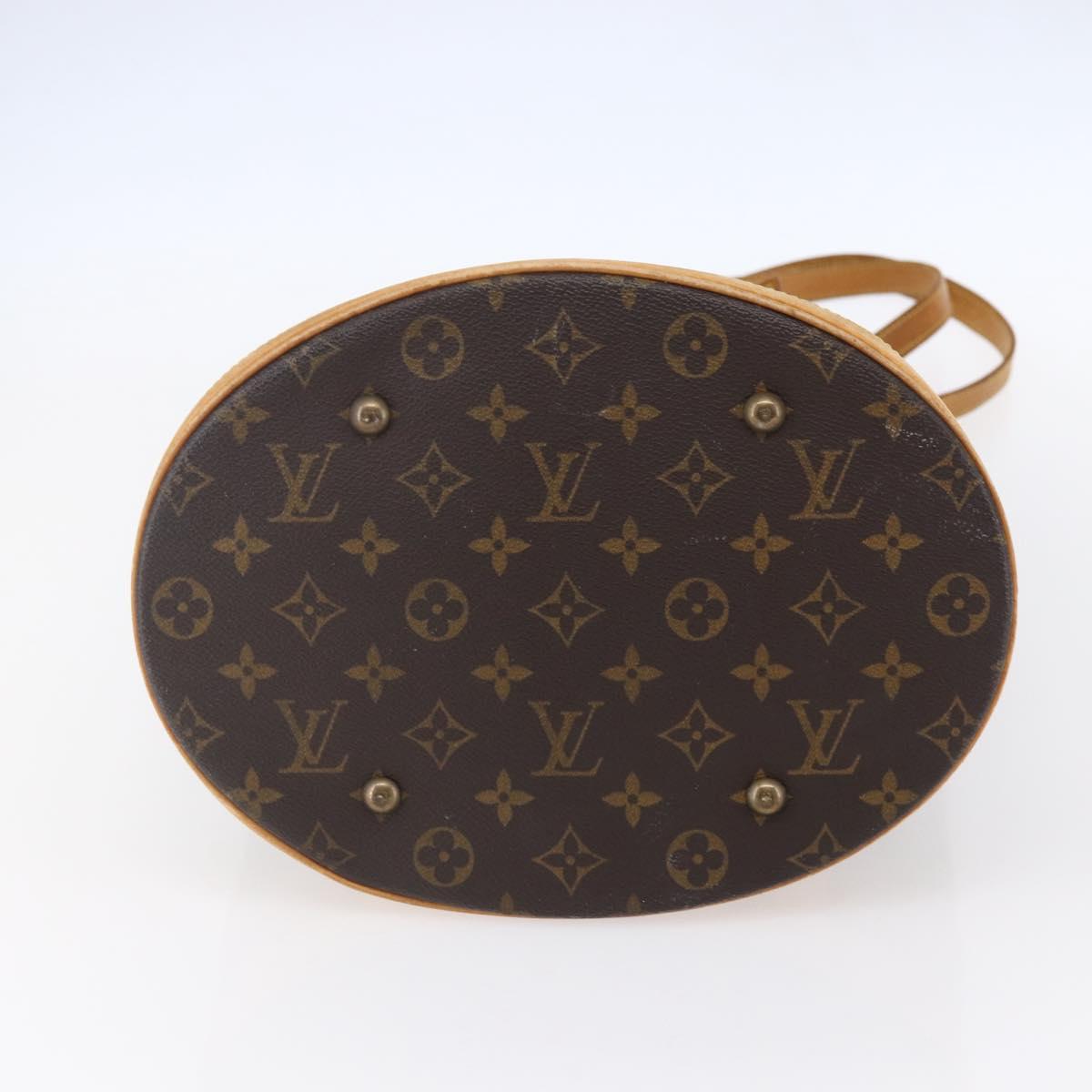 LOUIS VUITTON Monogram Bucket GM Shoulder Bag M42236 LV Auth 152158