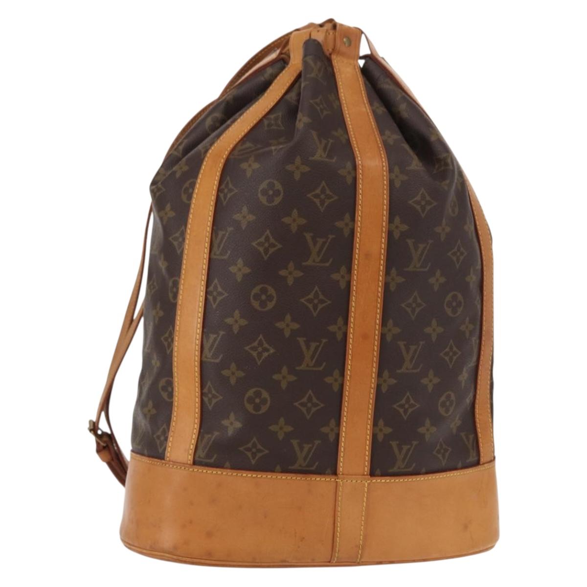 LOUIS VUITTON Monogram Randonnee GM Shoulder Bag M42244 LV Auth 152160