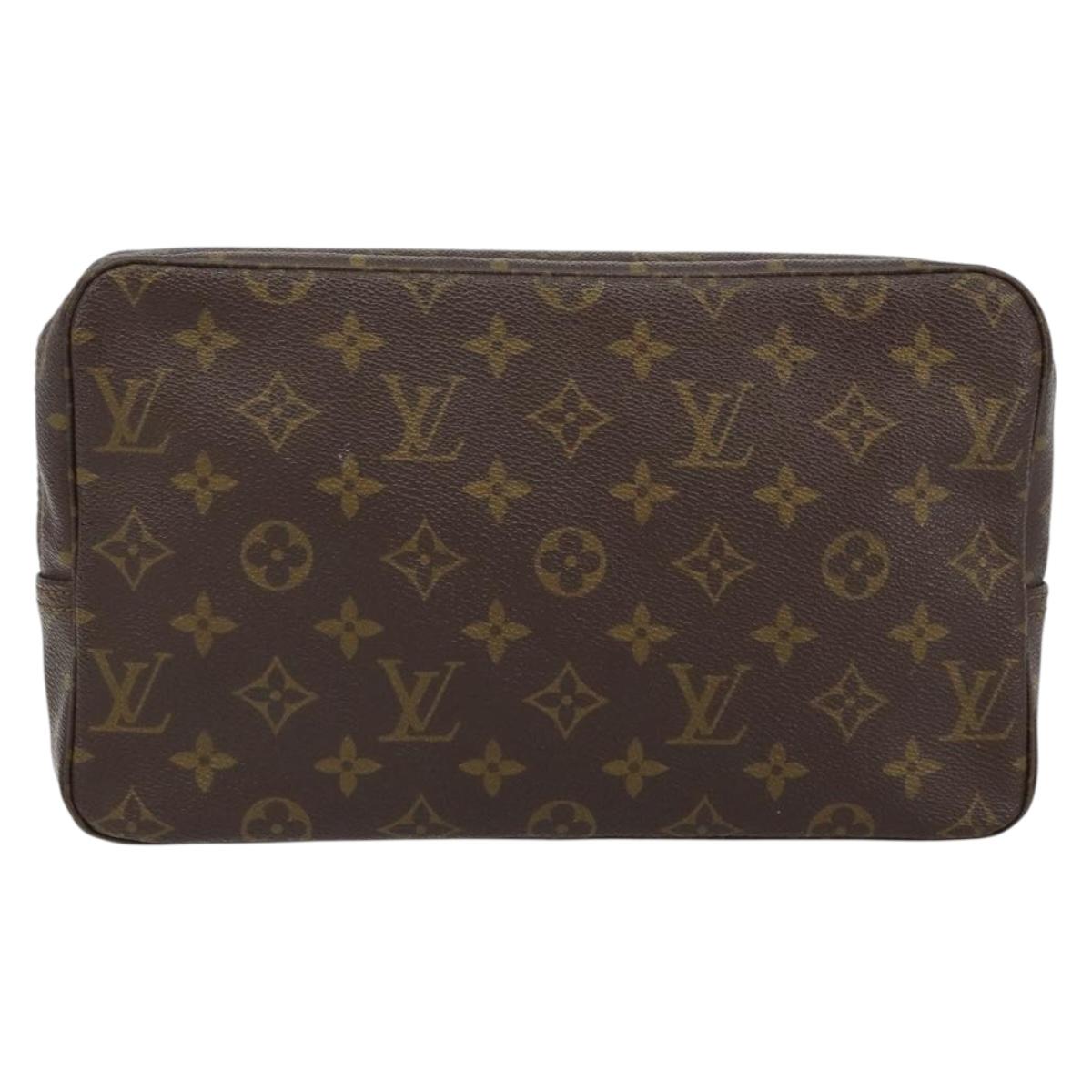 LOUIS VUITTON Monogram Trousse Toilette 28 Clutch Bag M47522 LV Auth 152162
