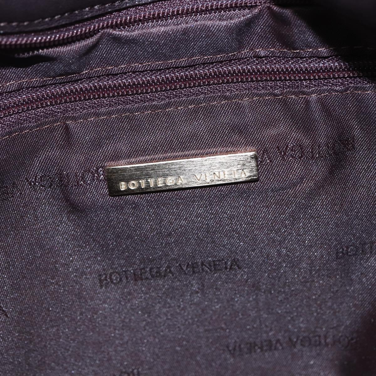 BOTTEGA VENETA Shoulder Bag Canvas Beige Auth 152172