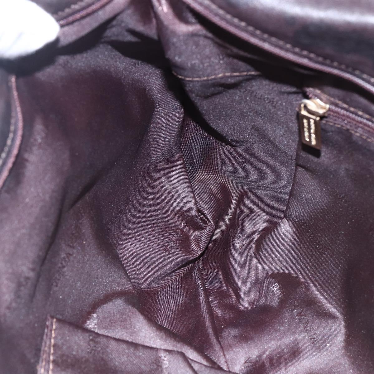 BOTTEGA VENETA Shoulder Bag Canvas Beige Auth 152172