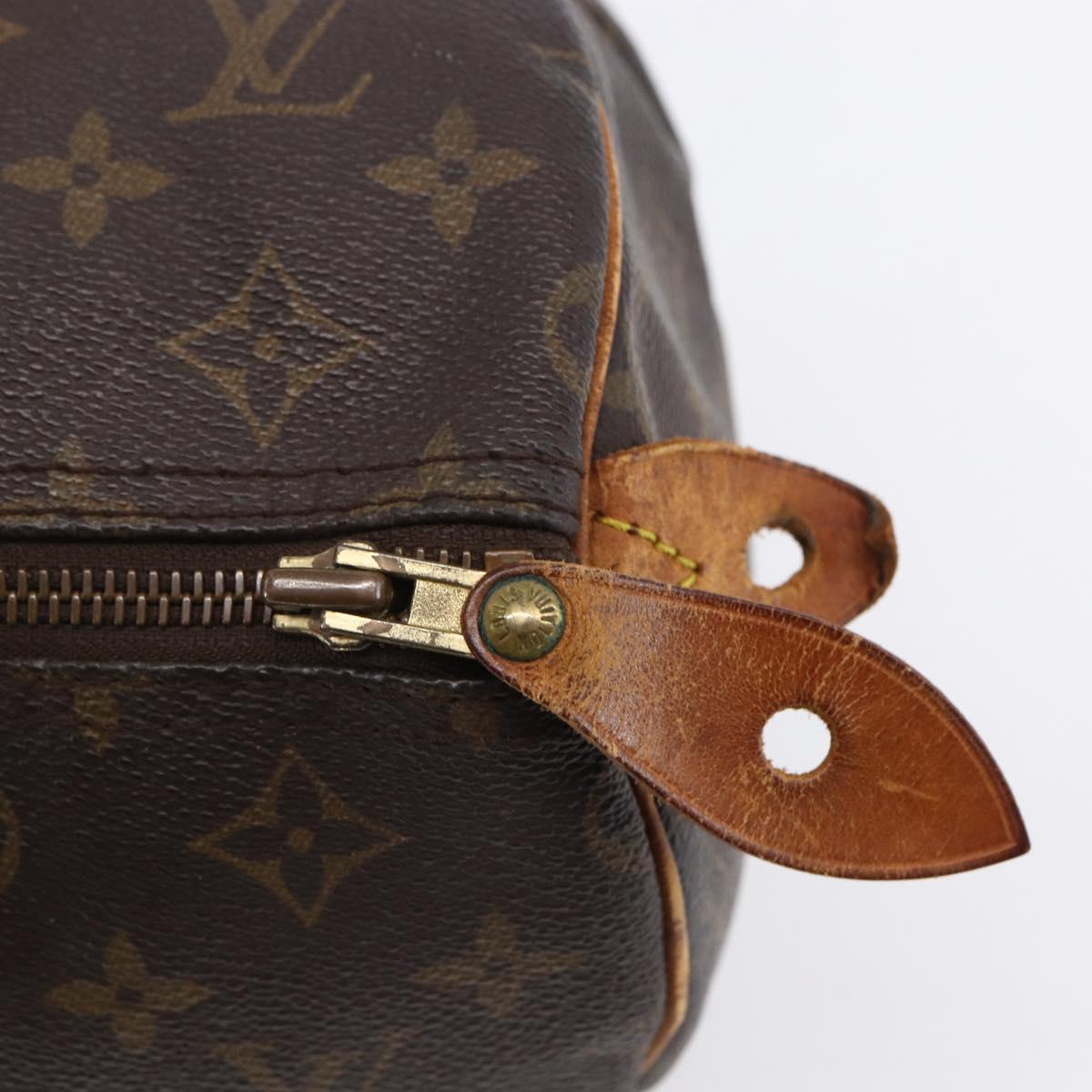 LOUIS VUITTON Monogram Speedy 30 Hand Bag M41526 LV Auth 152174