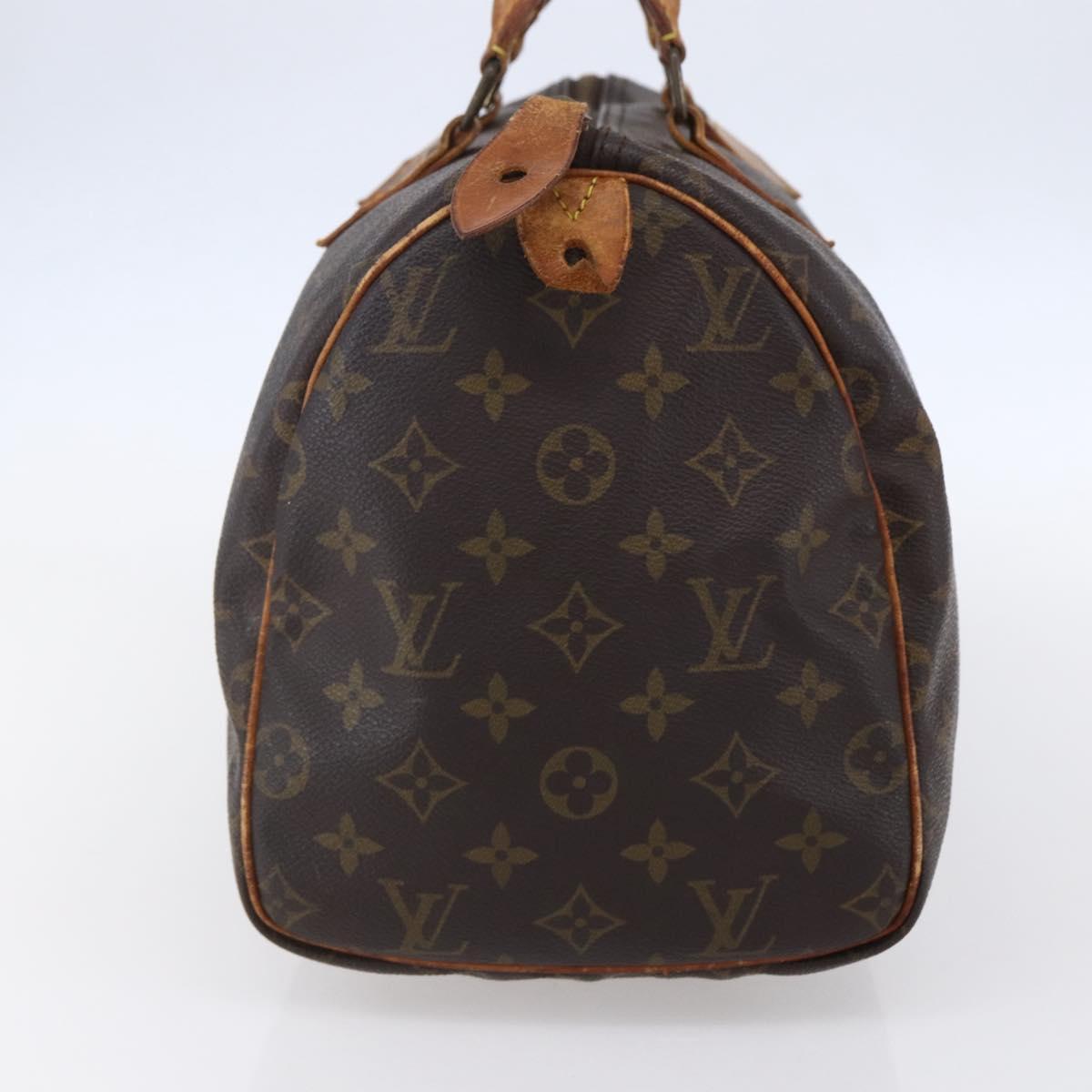 LOUIS VUITTON Monogram Speedy 30 Hand Bag M41526 LV Auth 152174