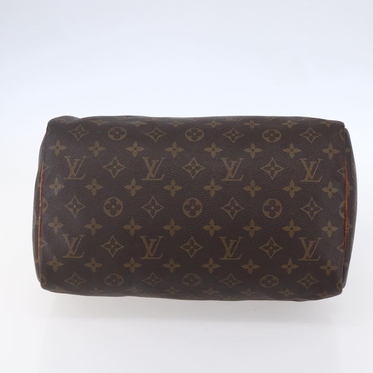 LOUIS VUITTON Monogram Speedy 30 Hand Bag M41526 LV Auth 152174