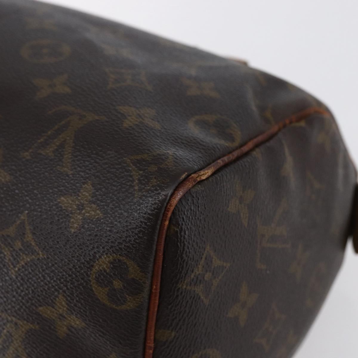 LOUIS VUITTON Monogram Speedy 25 Hand Bag M41528 LV Auth 152175