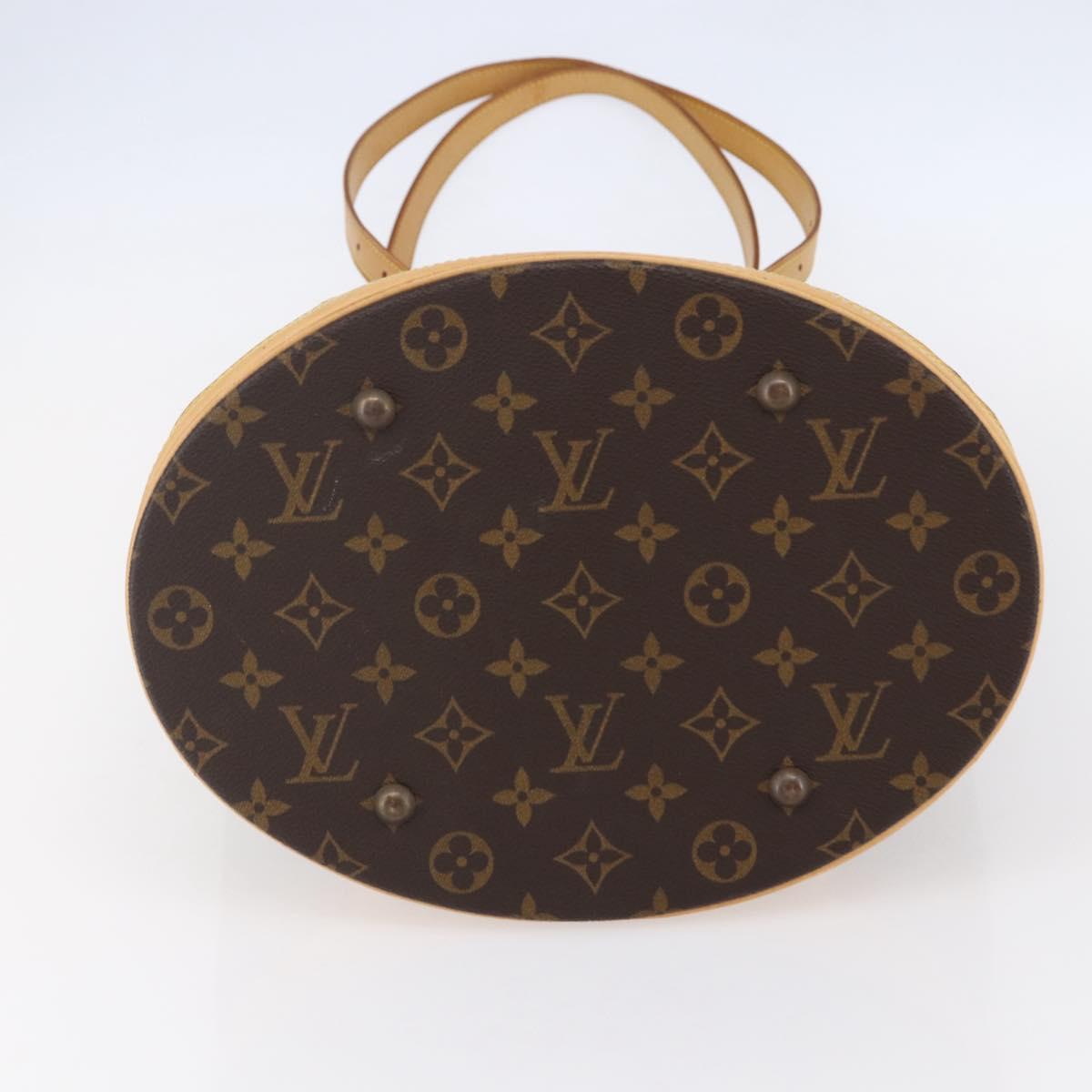 LOUIS VUITTON Monogram Bucket GM Shoulder Bag M42236 LV Auth 152177