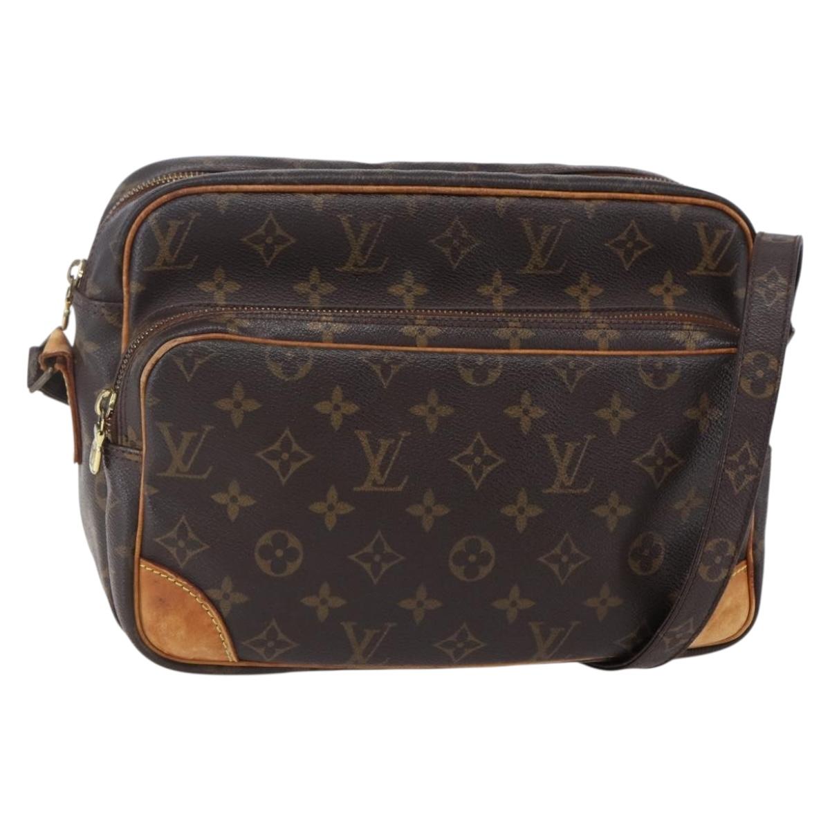 LOUIS VUITTON Monogram Nile Shoulder Bag M45244 LV Auth 152182