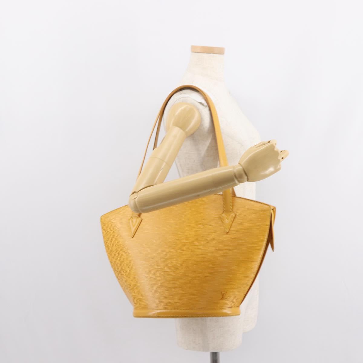 LOUIS VUITTON Epi Saint Jacques Shopping Shoulder Bag Yellow M52269 Auth 152184