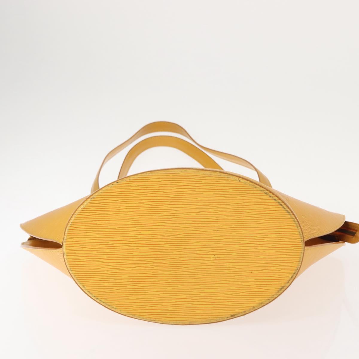 LOUIS VUITTON Epi Saint Jacques Shopping Shoulder Bag Yellow M52269 Auth 152184