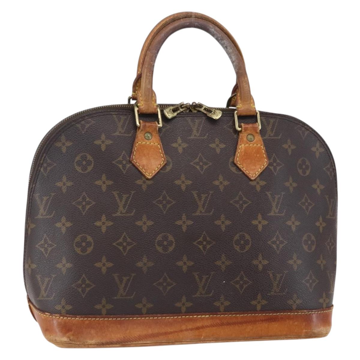 LOUIS VUITTON Monogram Alma Hand Bag M51130 LV Auth 152192
