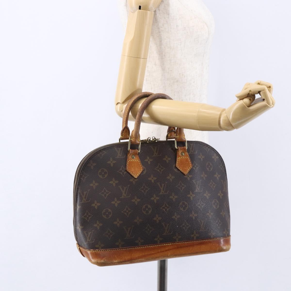 LOUIS VUITTON Monogram Alma Hand Bag M51130 LV Auth 152192