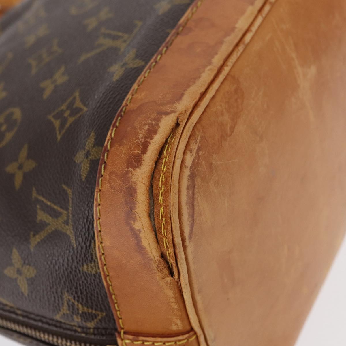 LOUIS VUITTON Monogram Alma Hand Bag M51130 LV Auth 152203