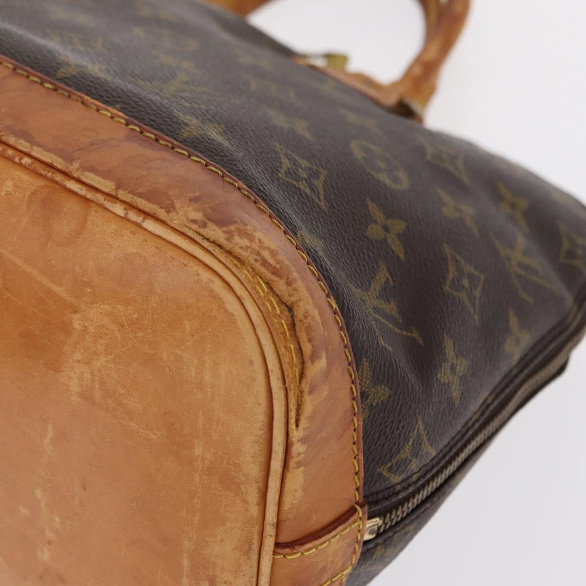 LOUIS VUITTON Monogram Alma Hand Bag M51130 LV Auth 152203