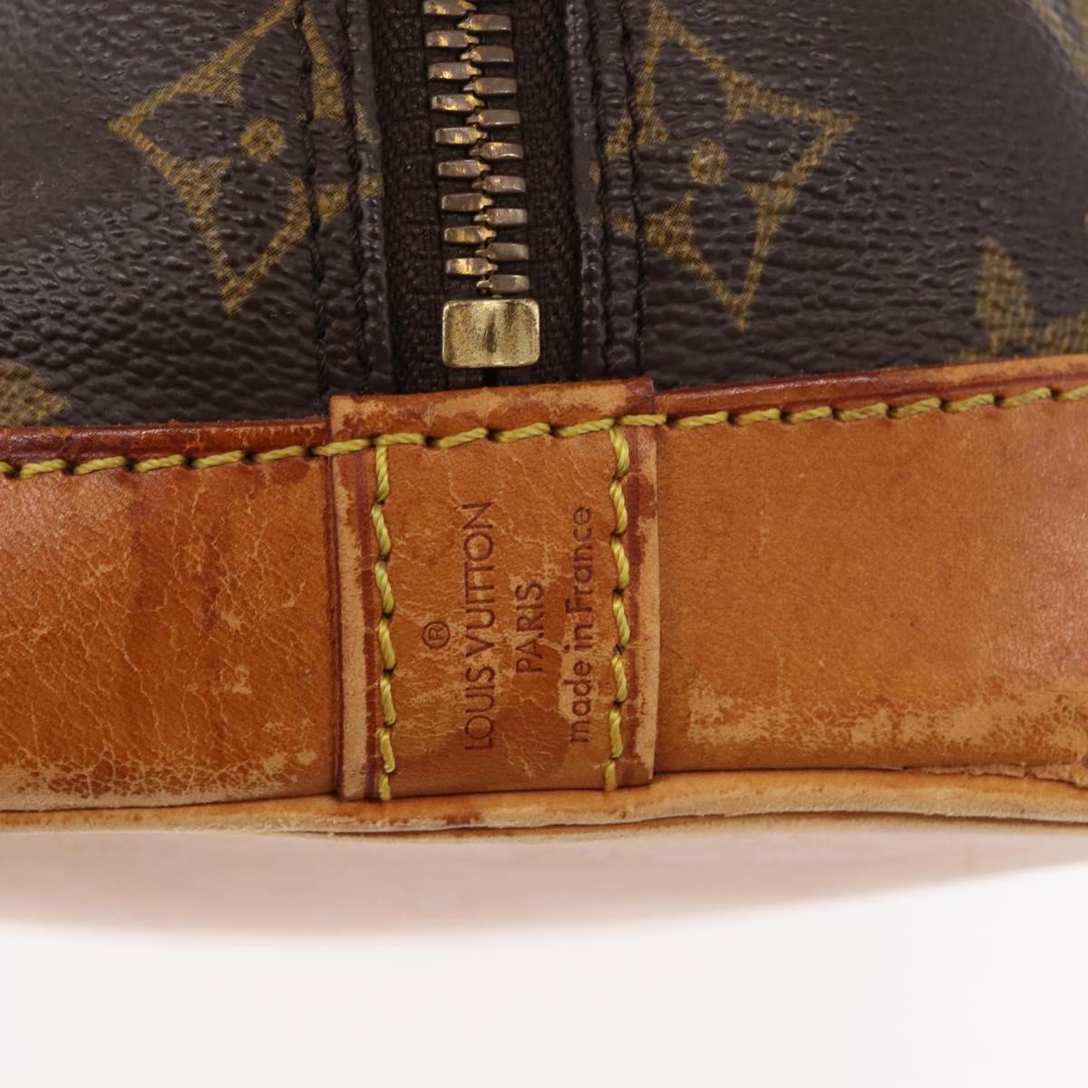 LOUIS VUITTON Monogram Alma Hand Bag M51130 LV Auth 152203