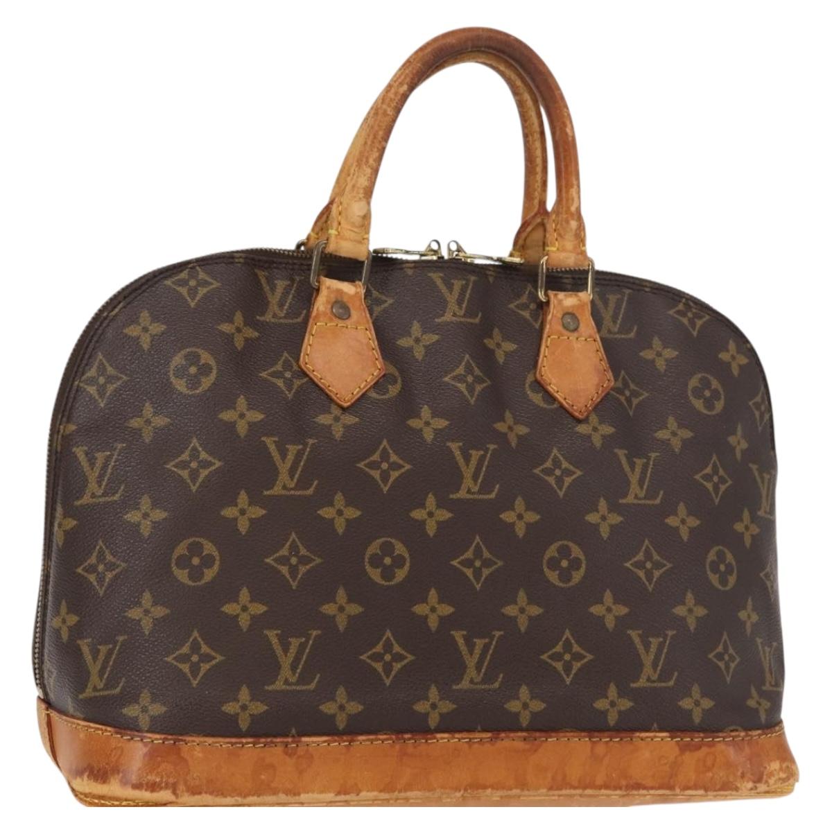 LOUIS VUITTON Monogram Alma Hand Bag M51130 LV Auth 152203