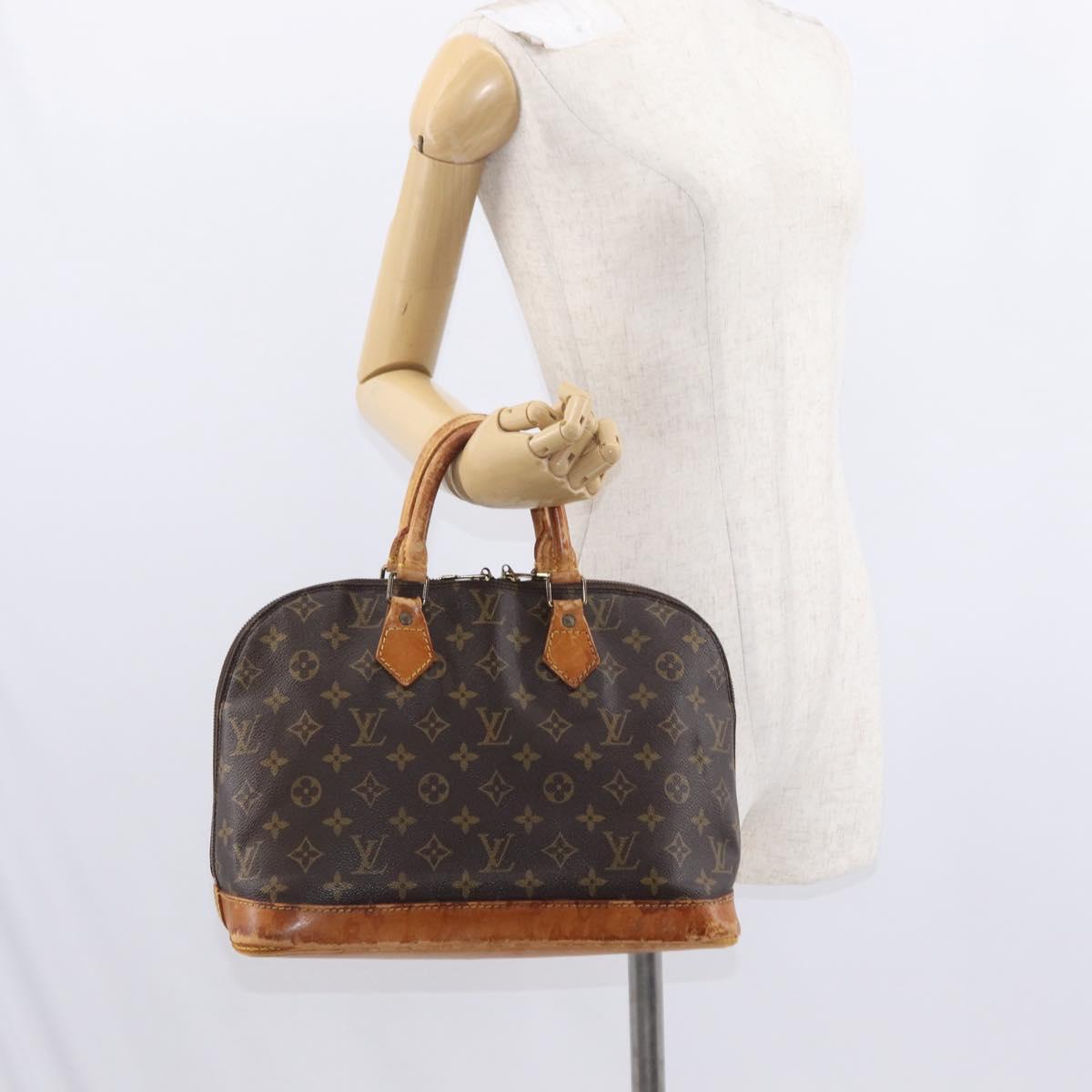 LOUIS VUITTON Monogram Alma Hand Bag M51130 LV Auth 152203