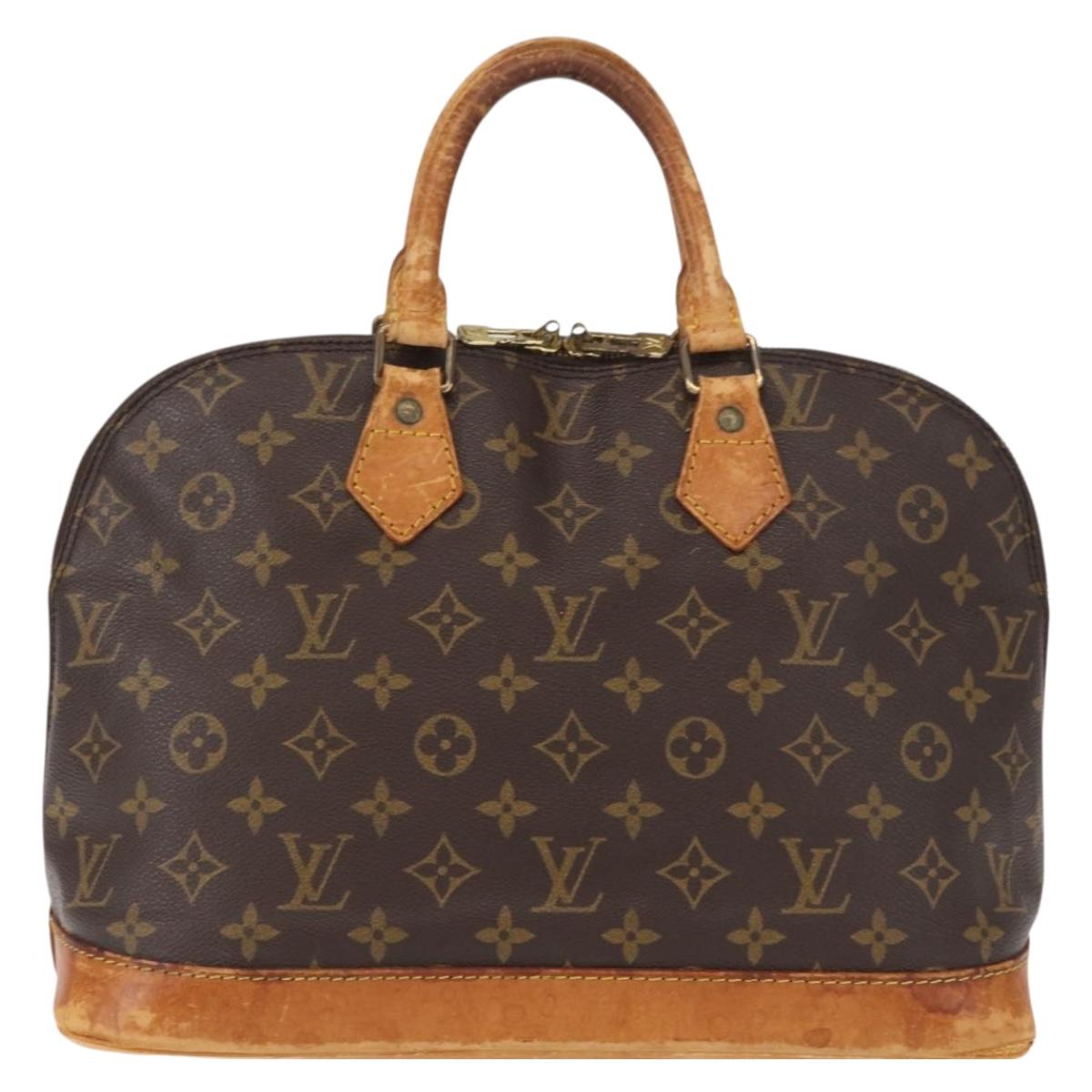 LOUIS VUITTON Monogram Alma Hand Bag M51130 LV Auth 152203