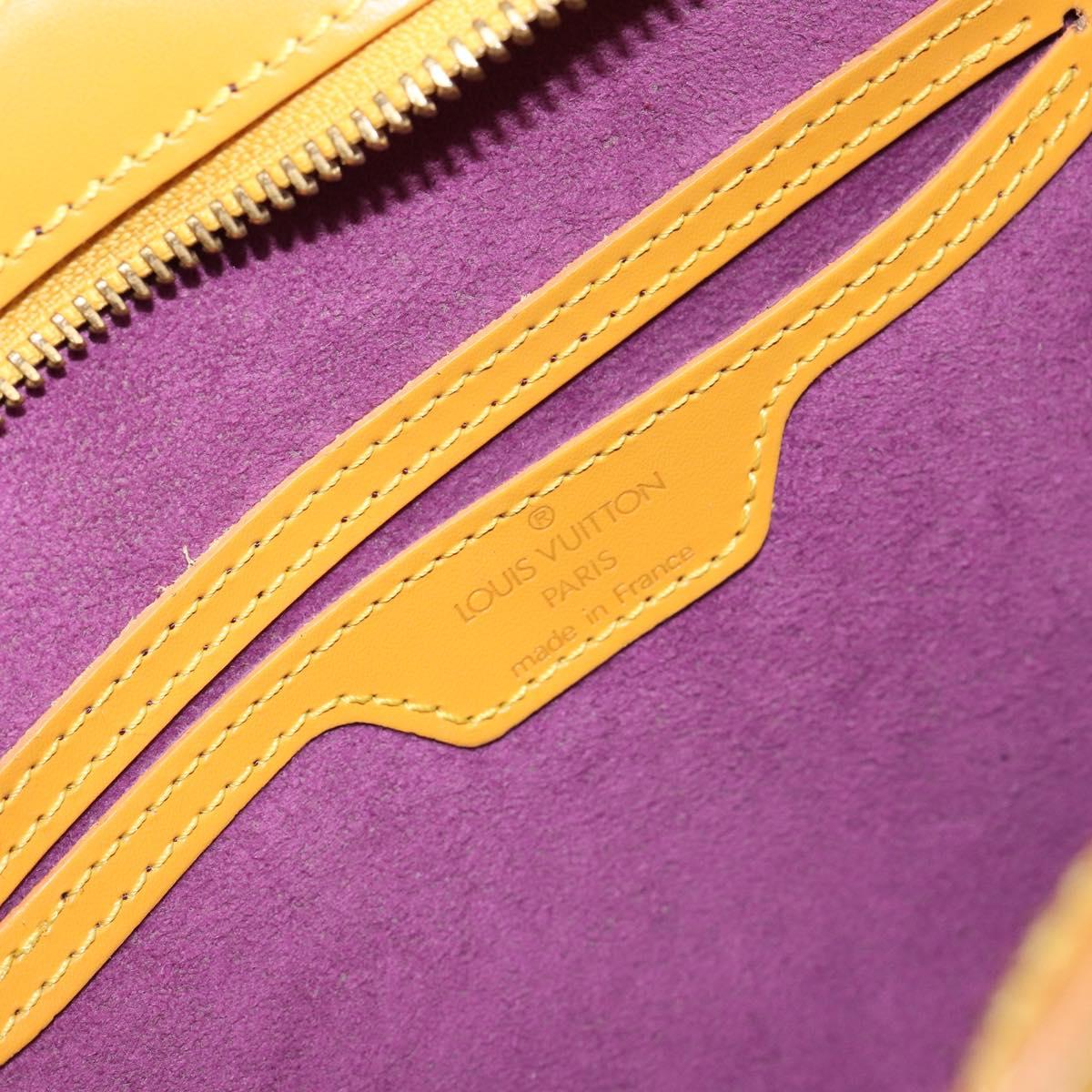 LOUIS VUITTON Epi Saint Jacques Poignees Long Bag Yellow M52339 LV Auth 152206