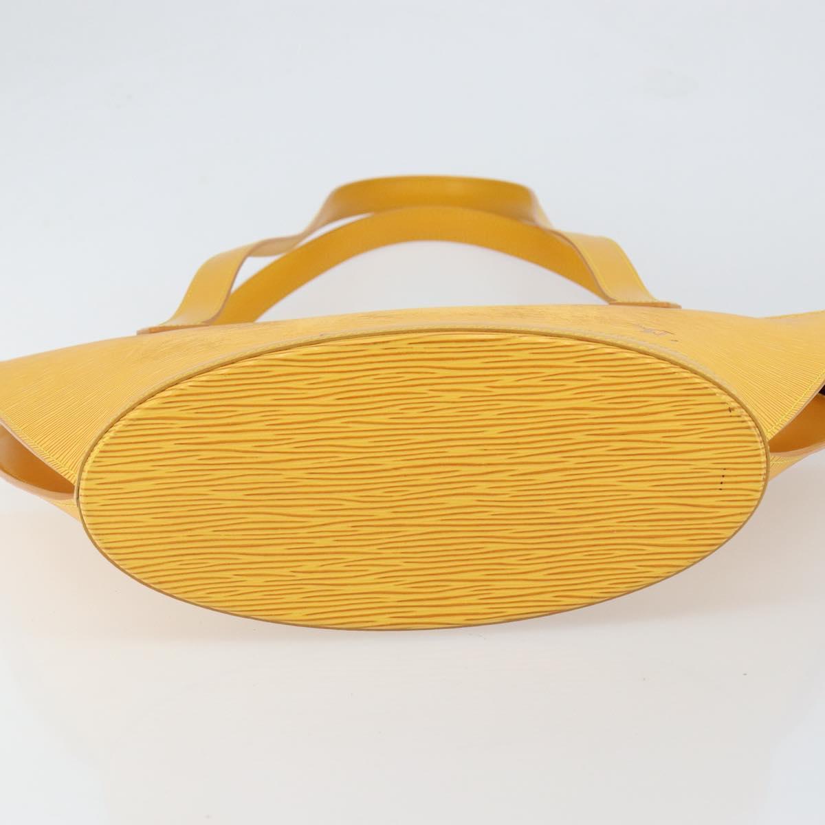 LOUIS VUITTON Epi Saint Jacques Poignees Long Bag Yellow M52339 LV Auth 152206