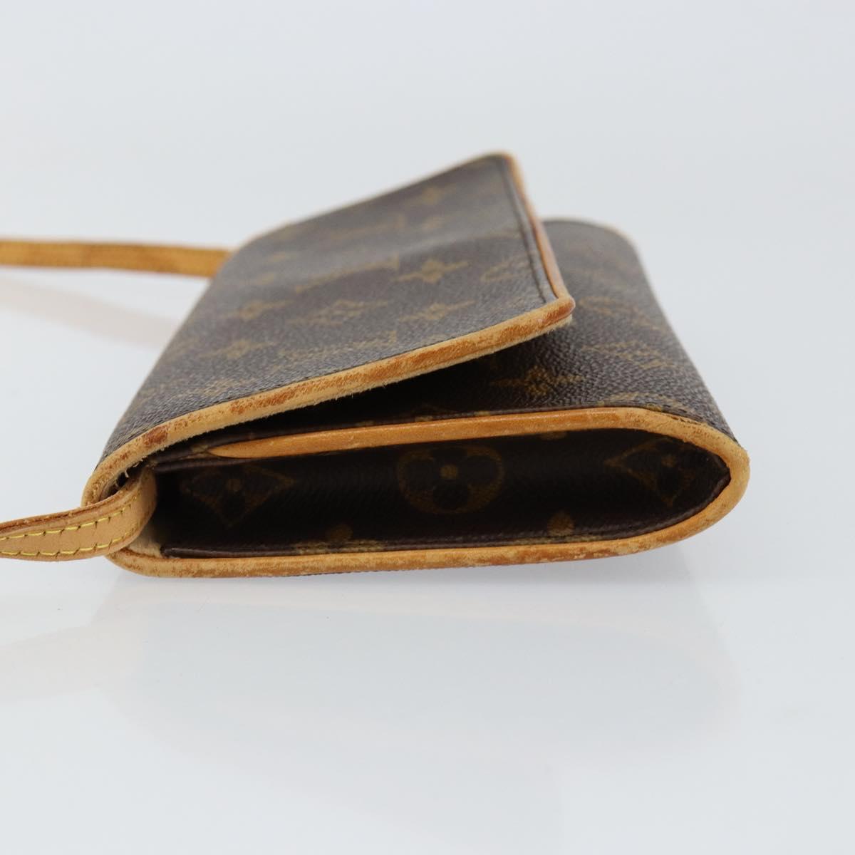 LOUIS VUITTON Monogram Pochette Twin GM Shoulder Bag M51852 LV Auth 152210