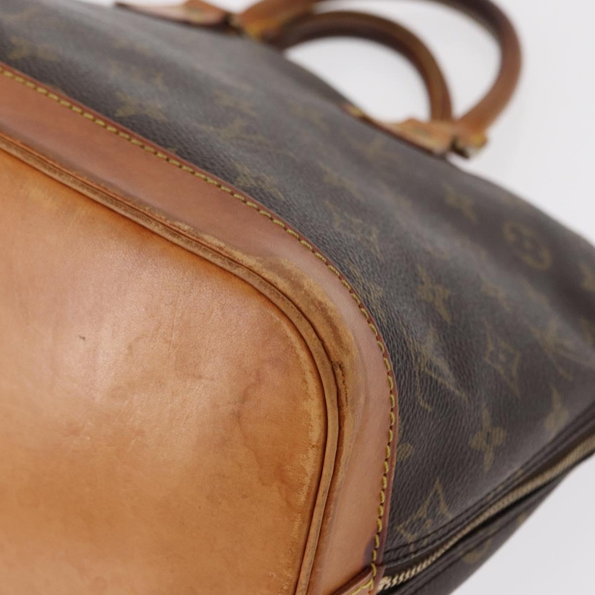 LOUIS VUITTON Monogram Alma Hand Bag M51130 LV Auth 152212