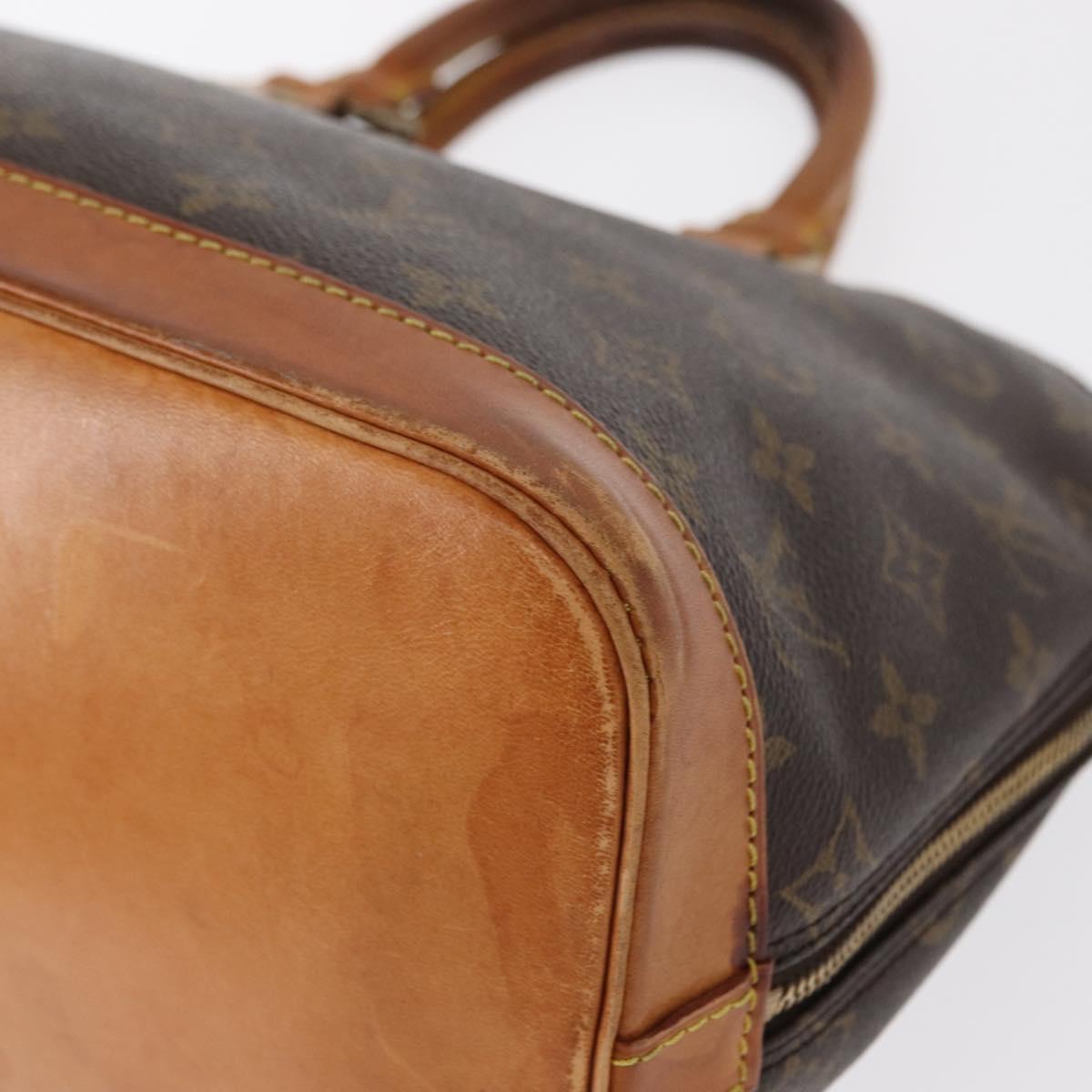 LOUIS VUITTON Monogram Alma Hand Bag M51130 LV Auth 152212
