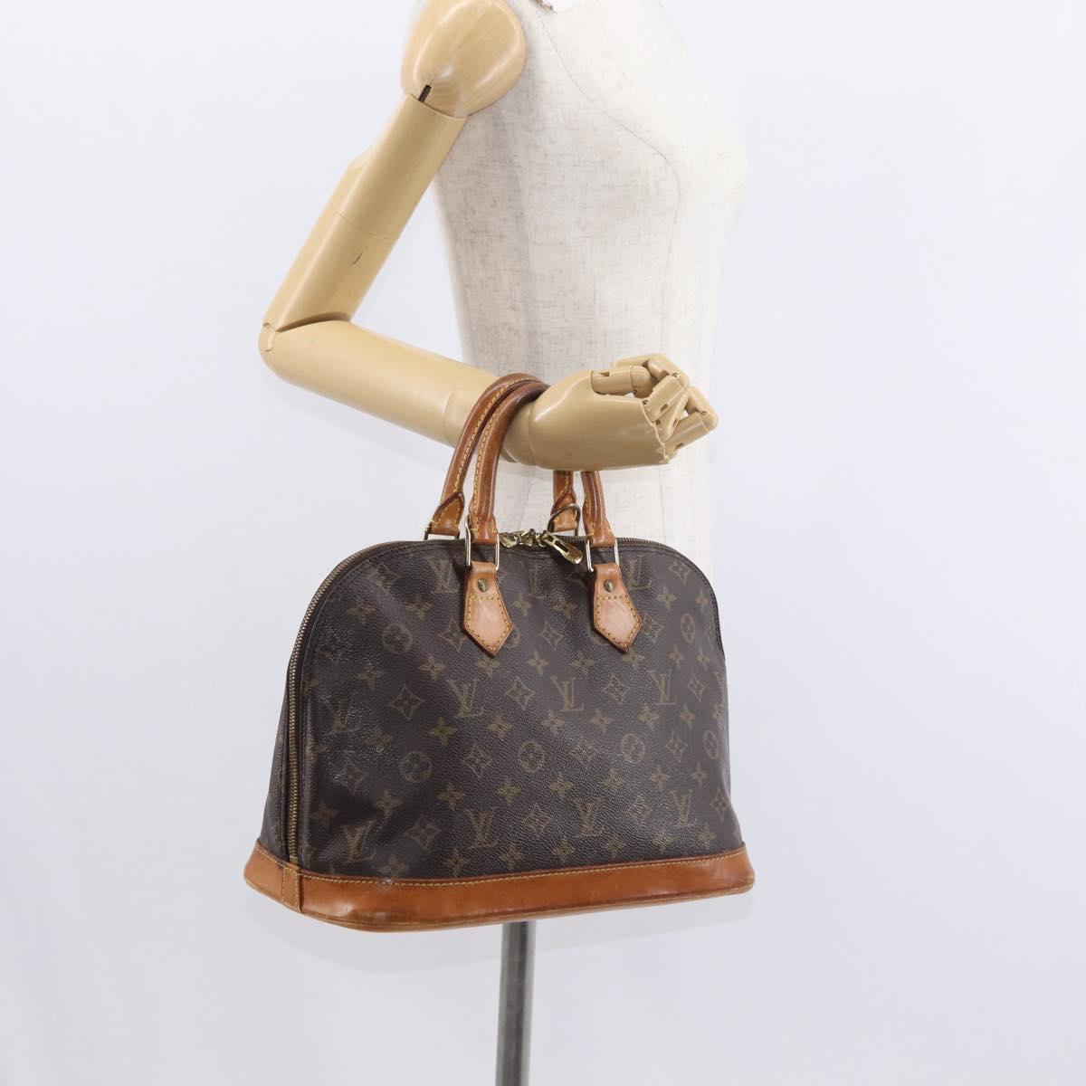 LOUIS VUITTON Monogram Alma Hand Bag M51130 LV Auth 152212