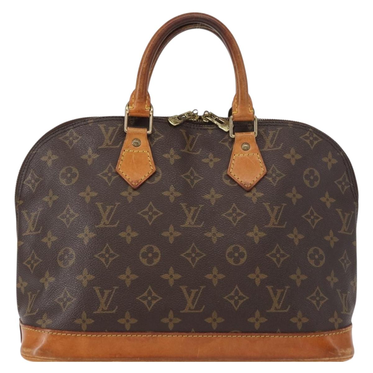 LOUIS VUITTON Monogram Alma Hand Bag M51130 LV Auth 152212