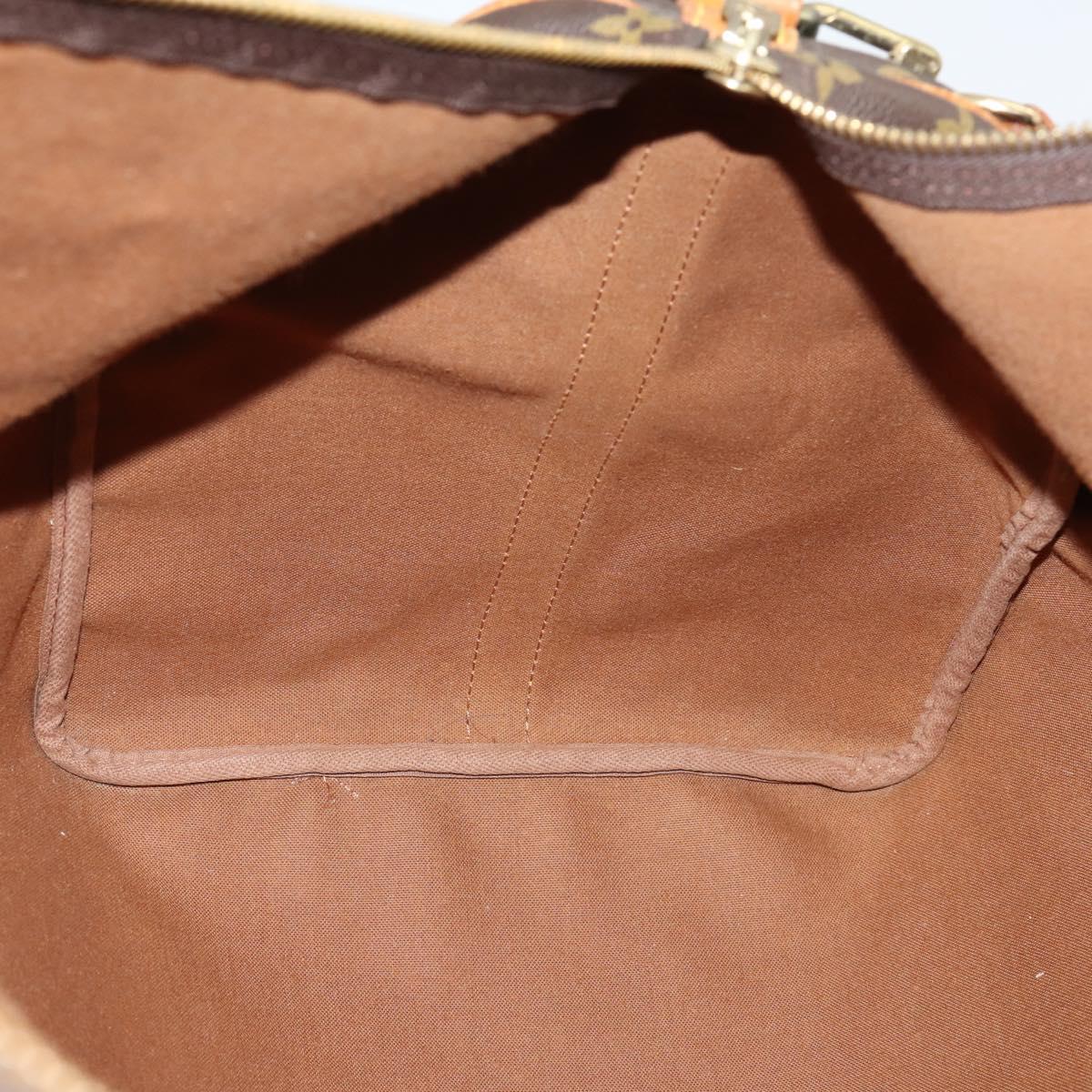 LOUIS VUITTON Monogram Keepall Bandouliere 60 Boston Bag M41412 LV Auth 152215