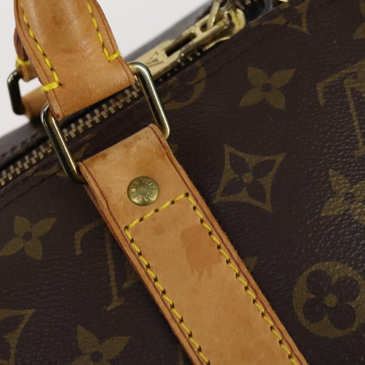 LOUIS VUITTON Monogram Keepall Bandouliere 55 Boston Bag M41414 LV Auth 152216