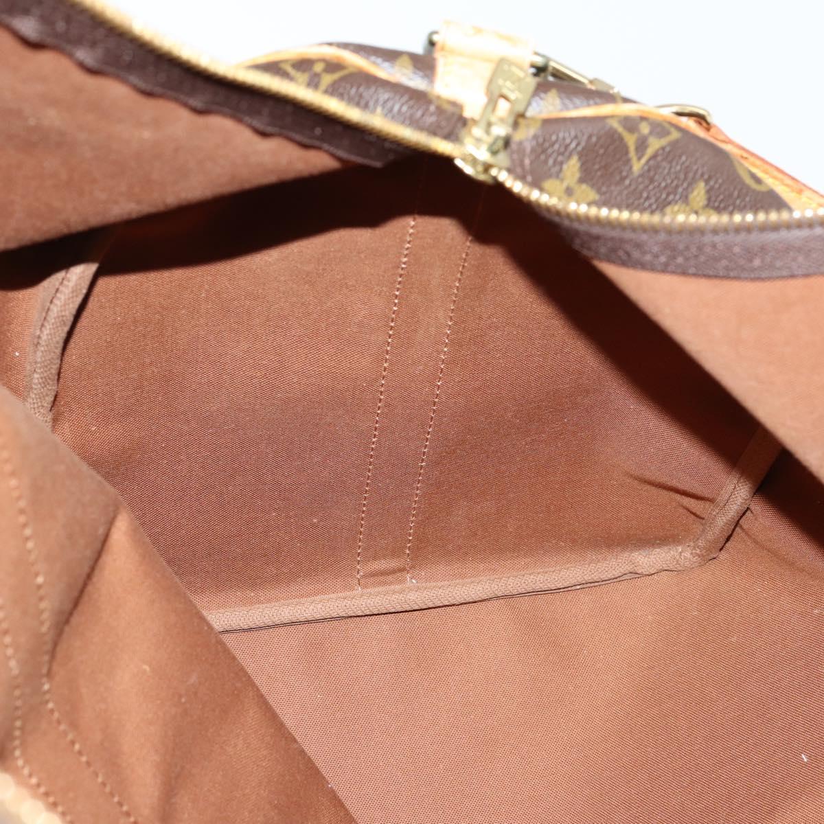 LOUIS VUITTON Monogram Keepall Bandouliere 55 Boston Bag M41414 LV Auth 152216