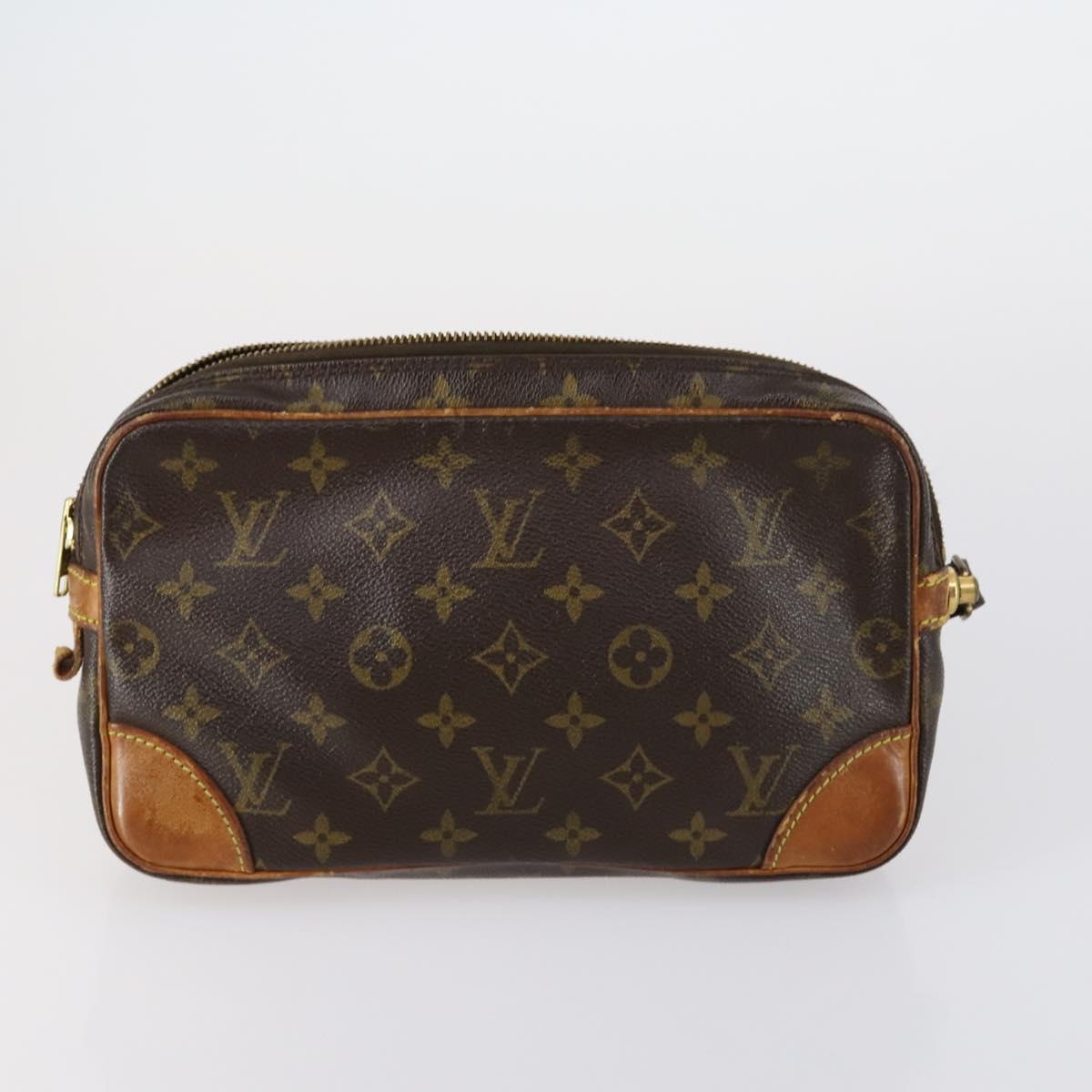 LOUIS VUITTON Monogram Clutch Bag 4 Set LV Auth 152221